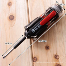 Cheap Price and Flexible Multi-Screwdriver Torch with Phillips and Slotted Head